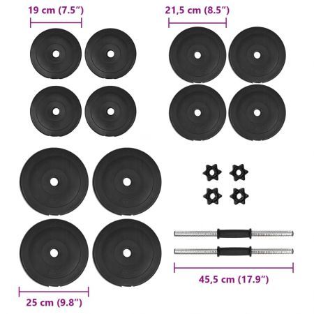 Dumbbell with Plates 40 kg