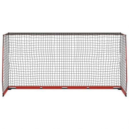 Soccer Goal 366.5x91x183 cm Steel