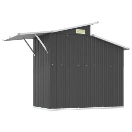 Garden Shed Anthracite 270x130x208.5 cm Galvanised Steel