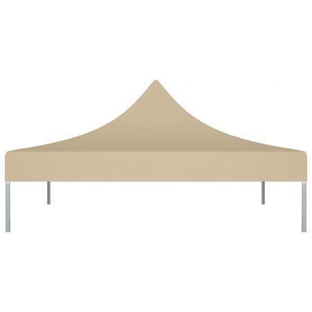 Party Tent Roof 2x2 m Beige 270 g/m²