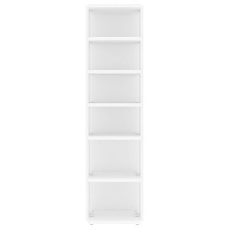 Shoe Cabinets 2 pcs White 27.5x27x102 cm Engineered Wood