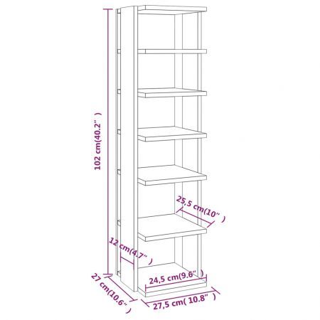 Shoe Cabinets 2 pcs White 27.5x27x102 cm Engineered Wood