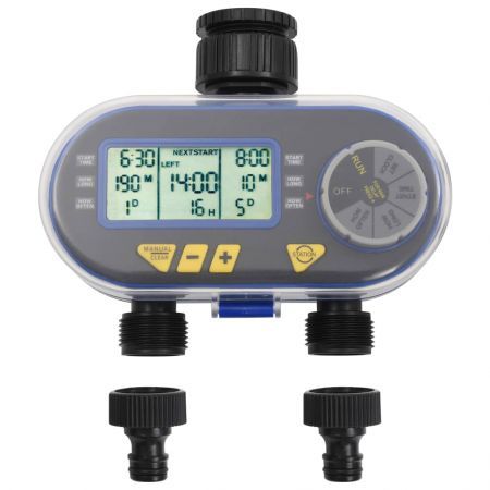 Automatic Digital Water Timer with Dual Outlet