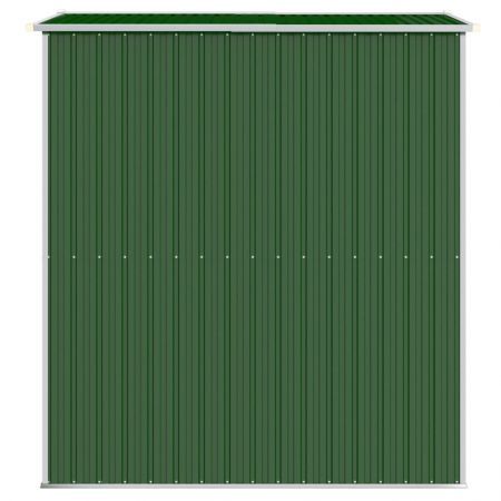 Garden Shed Green 192x191x223 cm Galvanised Steel