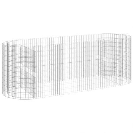 Gabion Raised Bed Galvanised Iron 300x100x100 cm