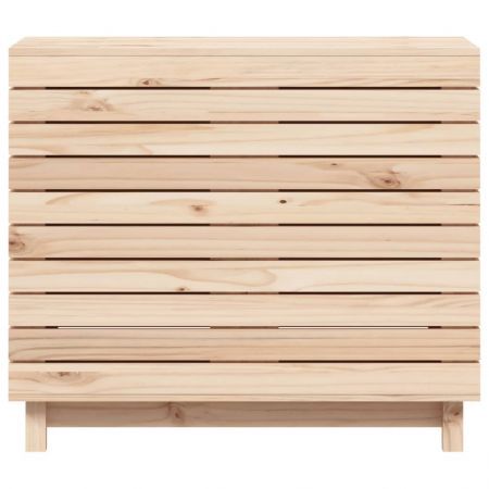 Laundry Basket 88.5x44x76 cm Solid Wood Pine