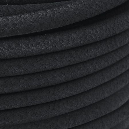 Garden Soaker Hose Black 0.6" 100 m Rubber