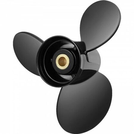 Outboard Propeller, Replace for OEM 3817469, 3-Blade 14 1/4 x 21 Pitch Aluminium Boat Propeller, Compatible with Volvo Penta SX Drive All Models, with 19 Tooth Splines, RH