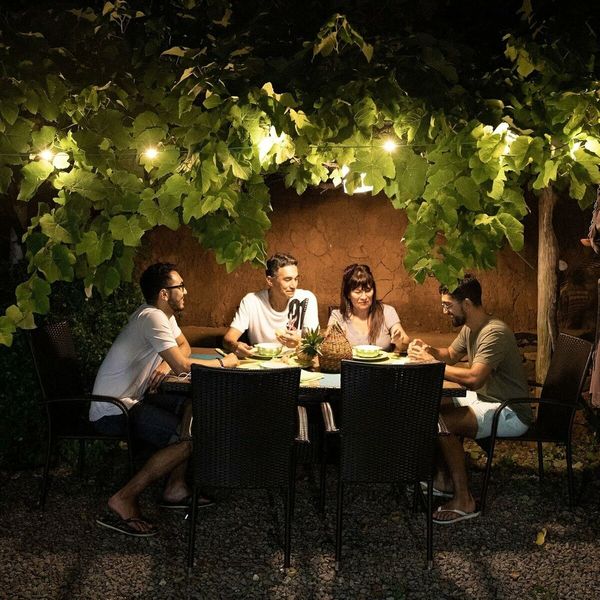 Solar String Lights and Mobile Charging Bundle with a Lumintrail Keychain Light