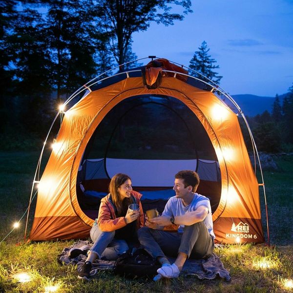 Solar String Lights and Mobile Charging Bundle with a Lumintrail Keychain Light