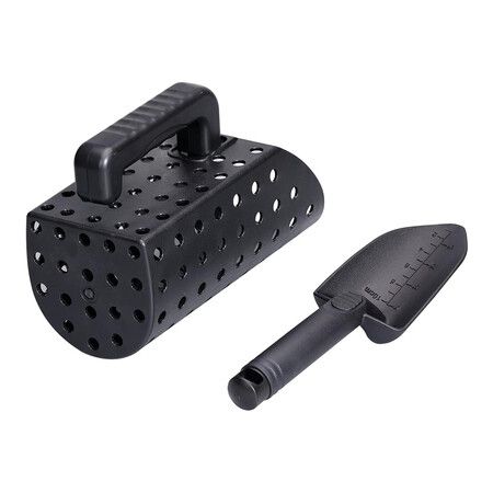 Sand Scoop Set, Sand Sifter Scoop Shovel Metal Detecting Accessories, ABS Plastic Metal Detector Scoop Trowel for Digging