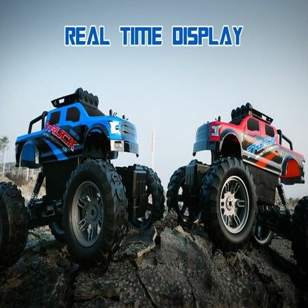 RC Stunt 2.4GHz Projector Remote Control Toy Cars Off Road Vehicle Climbing Racing OffRoad HighSpeed Dual Batteries