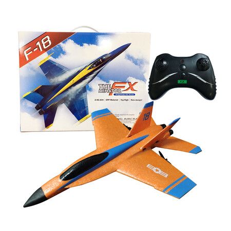 RC Plane Hornet Strike Fighter, Remote Control Airplane Foam Glider Planes for Kids Boys Beginners Fighter Jet Toy