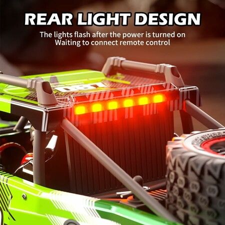 1:14 4WD RC Truck  2.4GHz  Remote Control LED HEAD LIGHTS Toy Cars Off Road Vehicle Climbing Racing OffRoad  All Terrain Monster TruckDual Batteries