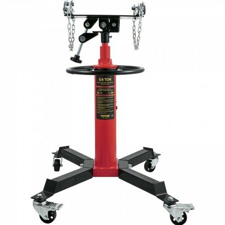 Transmission Jack 1322 lbs 2-Stage Hydraulic High Lift Vertical Telescopic