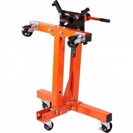 Engine Stand 1500LBS Folding Motor Hoist Dolly w/ Adjustable Mounting Head