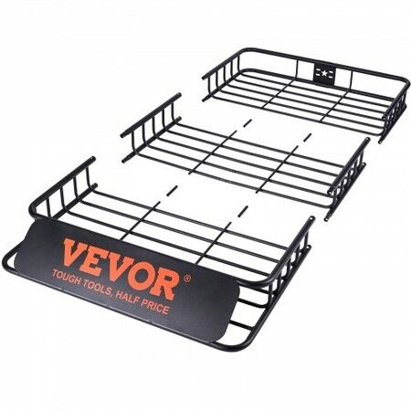 Roof Rack Cargo Basket 200 LBS Capacity Extension 64"x39"x6" for SUV Truck