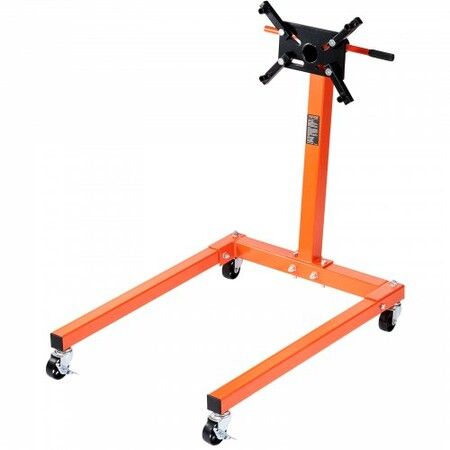 Engine Stand 1300LBS Motor Hoist Dolly 360 Degree Adjustable Mounting Head