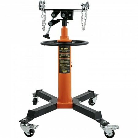 Transmission Jack 1100 lbs 2-Stage Hydraulic High Lift Vertical Telescopic