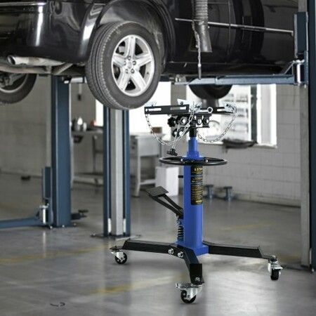 Transmission Jack 1100 lbs 2-Stage Hydraulic High Lift Vertical Telescopic