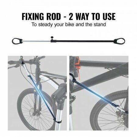 Bike Repair Stand 66LBS Adjustable Maintenance Folding Bike Rack Tool Tray