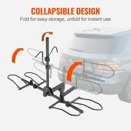 2-Bike Rack Hitch Mount 160lbs Folding Carrier Car Truck SUV 2