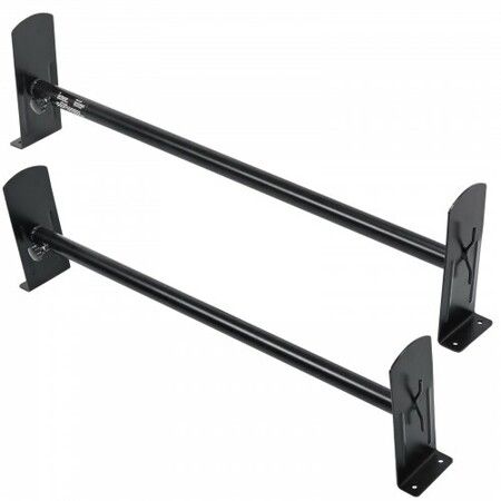 2 Bars Van Roof Ladder Rack 500 LBS Adjustable 35.8" to 57.5" Alloy Steel