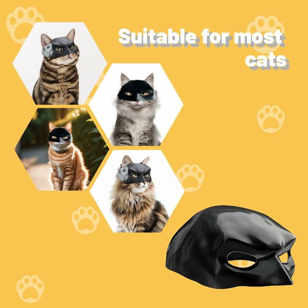 Funny Cat Bat Cosplay Hat,New Cat Bat Cosplay Mask,Cat Mask,Mask for Halloween Cosplay (Size XXL 13cm)