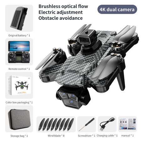 GPS Drone with 4K Camera for Beginner, RC Quadcopter with Auto Return, Brushless Motor, Waypoint Fly, Altitude Hold, Headless Mode