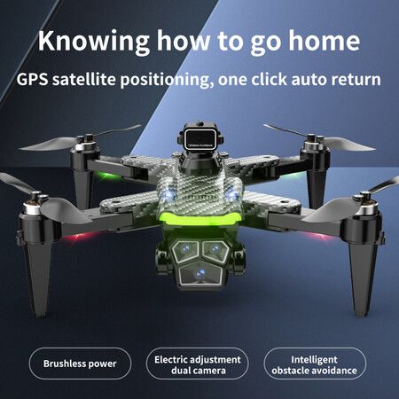 GPS Drone with 4K Camera for Beginner, RC Quadcopter with Auto Return, Brushless Motor, Waypoint Fly, Altitude Hold, Headless Mode