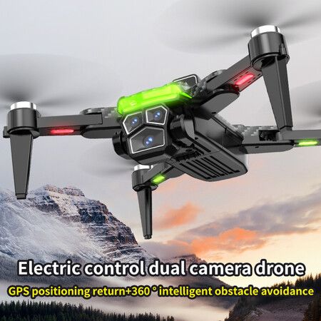 GPS Drone with 4K Camera for Beginner, RC Quadcopter with Auto Return, Brushless Motor, Waypoint Fly, Altitude Hold, Headless Mode