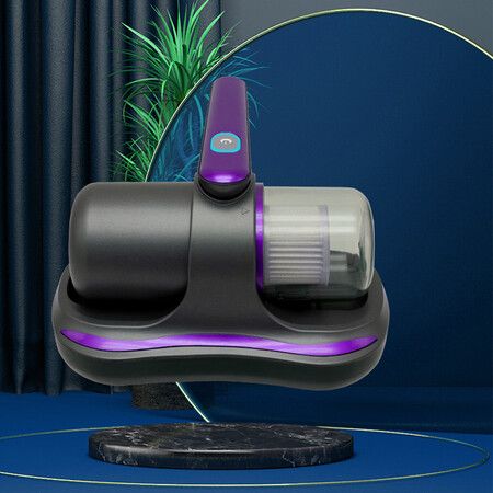 Handheld Bed Vacuum Cleaner with UV Light, Ultrasonic & Heating Tech, Cordless Vacuum for Mattress, Sofa, Pet Hair, Carpets