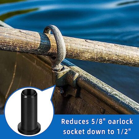 8 Pcs Oar Lock Socket Inserts, 1/2inch Oarlock Bushing for Oar Protector Boat Hardware Socket Boat Tool Holder, Snugly Fit