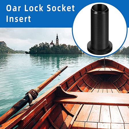 8 Pcs Oar Lock Socket Inserts, 1/2inch Oarlock Bushing for Oar Protector Boat Hardware Socket Boat Tool Holder, Snugly Fit