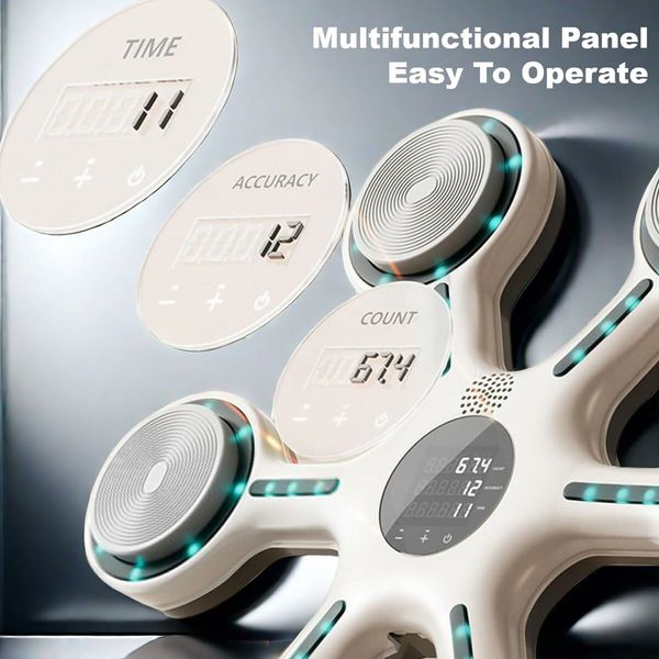 Smart Music Boxing Machine with Bluetooth,Home Wall-Mounted Training Gear,Boxing Training Punching Equipment with Gloves,Fitness and Reflex Improvement