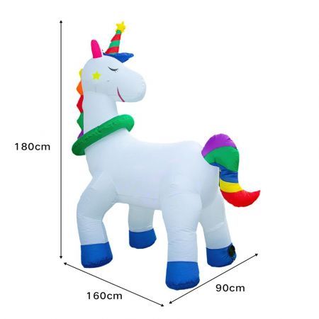 Stockholm Christmas Lights UNICORN RGB Inflatable Lights Red Green Blue LEDs