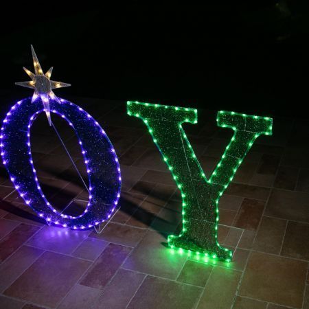 Stockholm Christmas Lights JOY SIGN Motif Lights 216 Multi Colour LEDs Decor