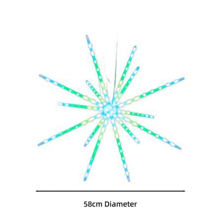 Stockholm Christmas Lights RGB METEOR Motif Lights RGB Colour Change LEDs Decor