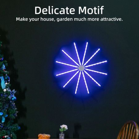 Stockholm Christmas Lights RGB STARBURST Motif Lights RGB Colour Change LEDs
