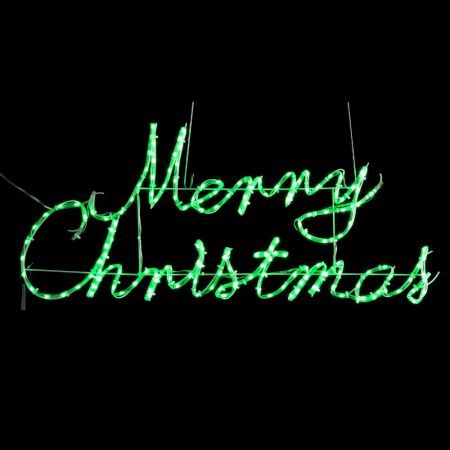Stockholm Christmas Lights MERRY CHRISTMAS SIGN Motif Lights 168 LEDs Decor