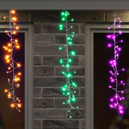 Stockholm Christmas Lights RAINBOW Curtain Lights 336 Multi Colour LEDs Decor