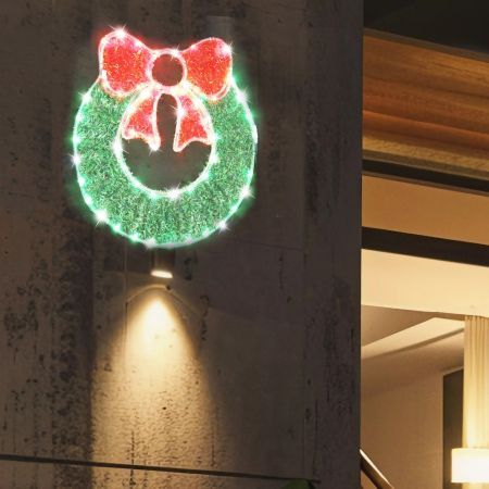 Stockholm Christmas Lights WREATH Motif Lights 80 LEDs Cool White Decoration