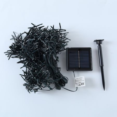 Stockholm Christmas Lights SOLAR TREE Curtain Lights Cool White LEDs Outdoor Use