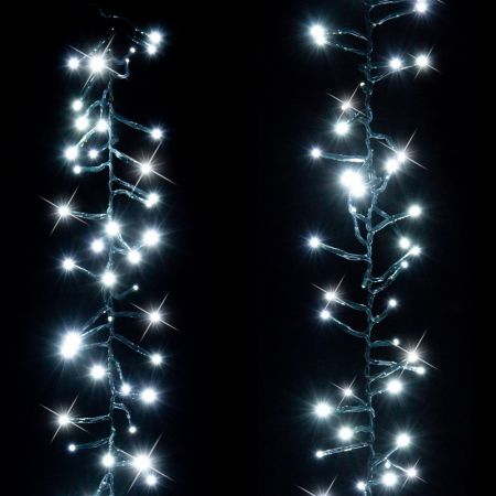 Stockholm Christmas Lights SOLAR TREE Curtain Lights Cool White LEDs Outdoor Use