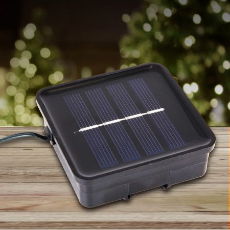 Stockholm Christmas Lights SOLAR TREE Curtain Lights Cool White LEDs Outdoor Use