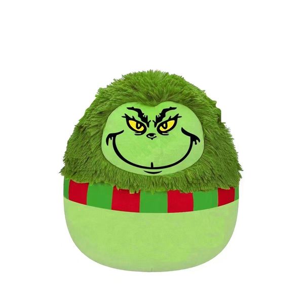 30CM Grinch Plush Toy Doll Christmas Decorations, Plush Doll Toy Gift Cartoon Style Children's Rag Doll Doll