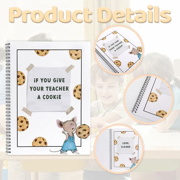 If You Give Your Teacher a Cookie Book, Teacher Appreciation Gift Book, Teacher Gift Card Book,Creative and Thoughtful Gift for Teacher