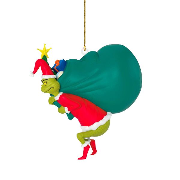 20pcs Christmas Tree Grinch Acrylic Pendant  Funny Green Accessories Christmas Pendants Hanging