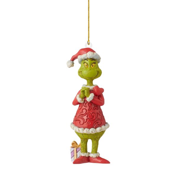 20pcs Christmas Tree Grinch Acrylic Pendant  Funny Green Accessories Christmas Pendants Hanging