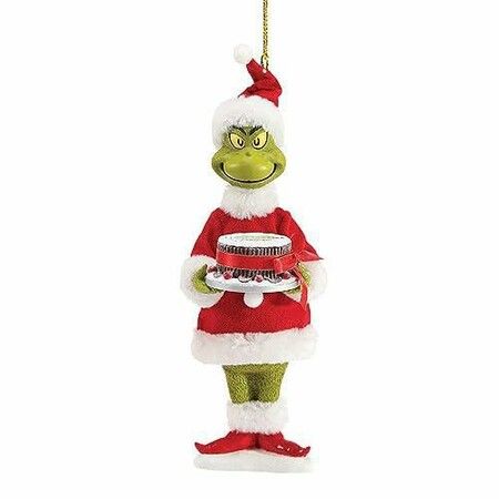 16pcs Christmas Tree Grinch Acrylic Pendant  Funny Green Accessories Christmas Pendants Hanging